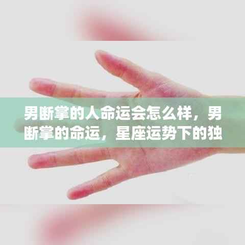 男断掌的命运解读,星座运势下的手相分析