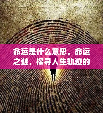 命运之谜,探寻人生轨迹的深层含义与意义
