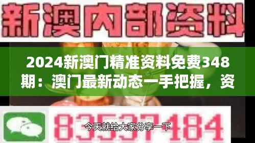 2024新澳门精准资料免费348期:澳门最新动态一手把握,资料免费发送