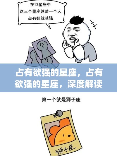 占有欲强的星座深度解析与案例分析,星座特性、表现及案例分析