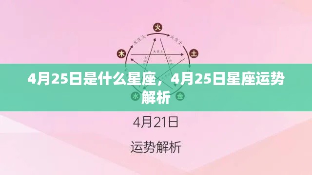 4月25日星座运势揭秘,探寻属于你的星座运势解析