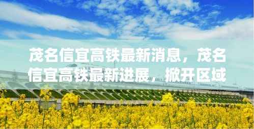 茂名信宜高铁进展掀开区域交通枢纽新篇章,最新消息速递