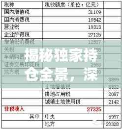 揭秘独家持仓全景,深度解析600816股票持仓布局