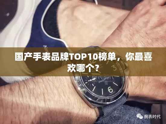 国产手表品牌TOP10榜单,你最喜欢哪个?
